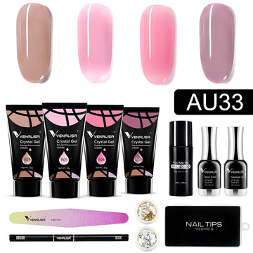 Poly Gel Nail Extension Kit